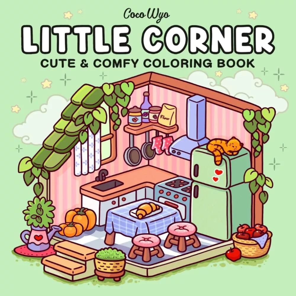 Little Corner Cute & Comfy Coloring Book